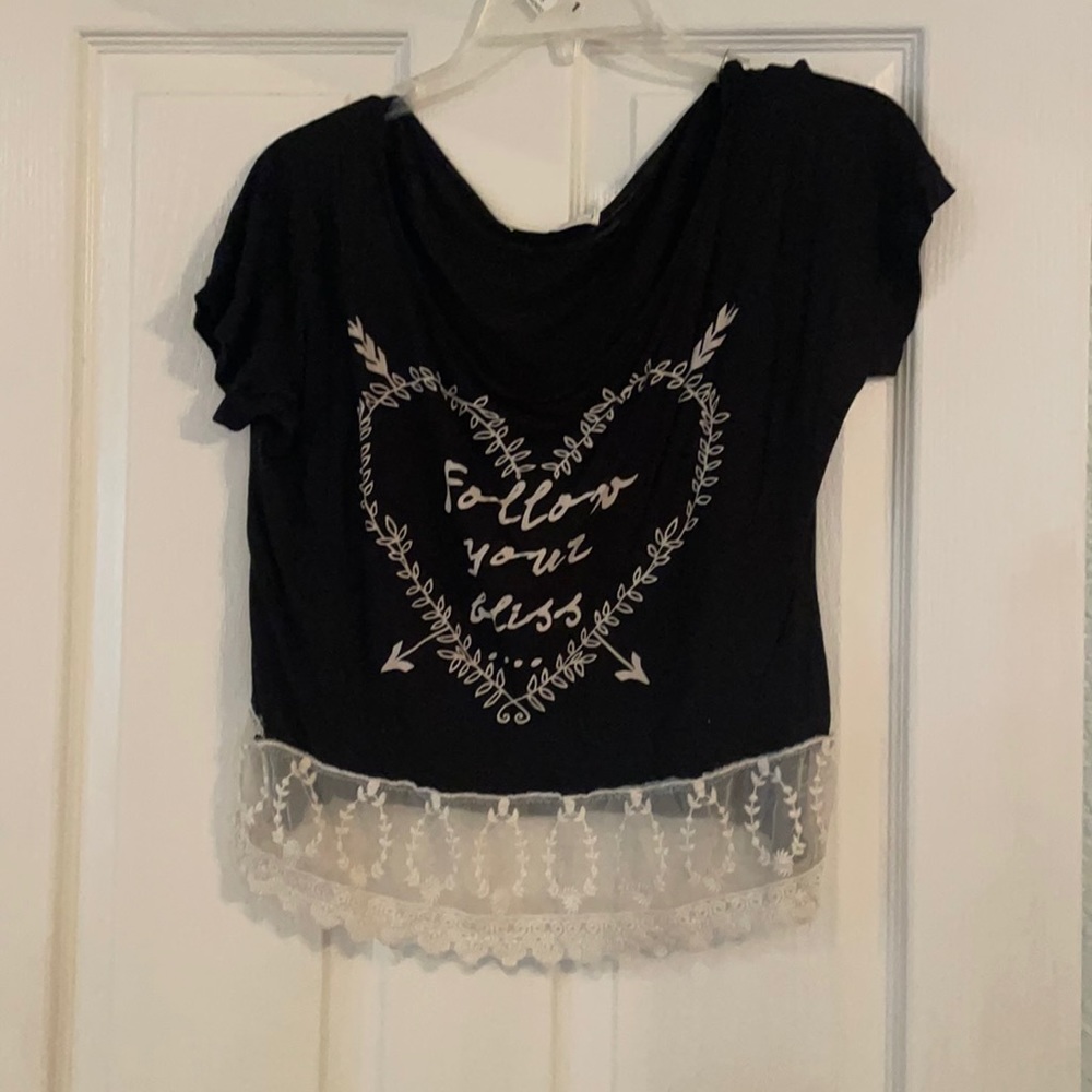 Lace crop top